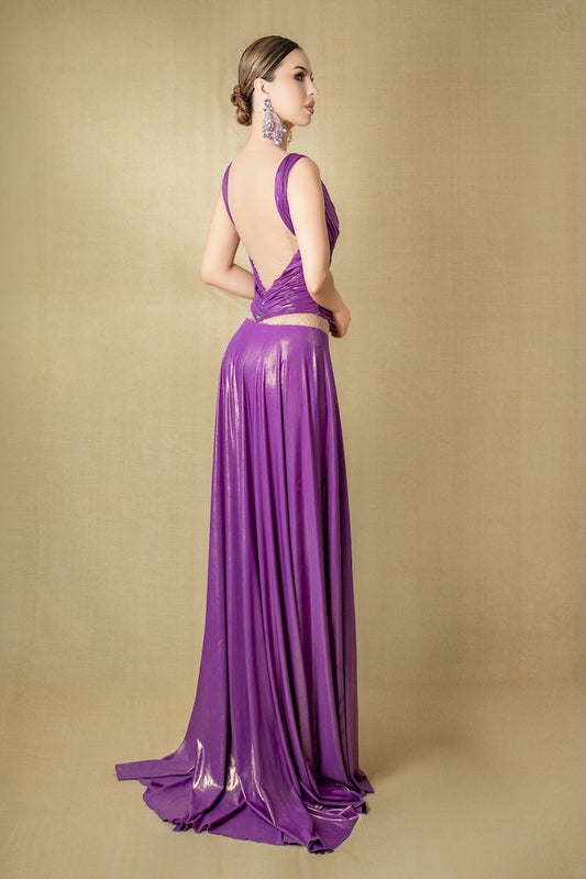 Vestido morado
