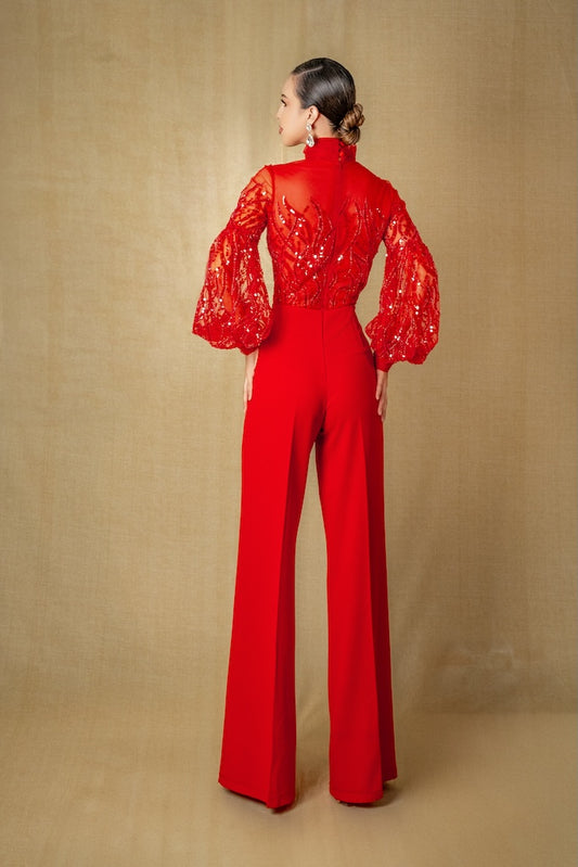 Jumpsuit rojo